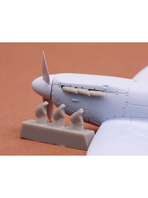 SBS Model - 1/72 Spitfire Mk. I/II exhaust (round) - Resin for Airfix