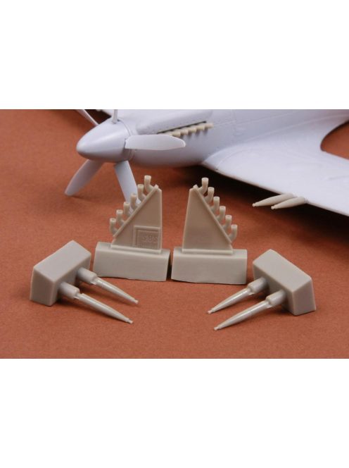 SBS Model - 1/72 Spitfire F Mk. 22 exhaust + gun barrels - Resin for Airfix