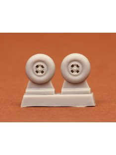   SBS Model - 1/72 Hurricane wheels (4-spoke) - Resin for Airfix