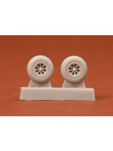   SBS Model - 1/72 P-40N wheels (27" lightweight version) - Resin 