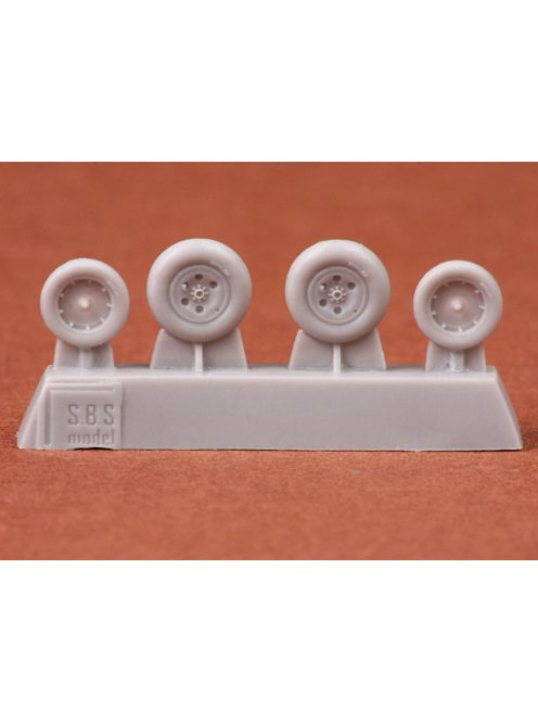 SBS Model - 1/72 Folland Gnat T.1 wheels - Resin for Airfix