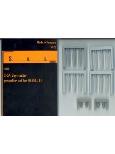   SBS Model - 1/72 C-54 Skymaster propeller set - Resin for Revell