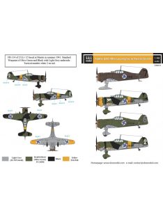   SBS Model - 1/48 Fokker D.XXI (Mercury engine) Finnish Air Force WW II - Decals for Classic Airframes/SH