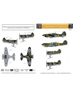   SBS Model - 1/48 Captured Fighters in Finnish Service (P-40, Hurricane IIA, I-16) - Decals 