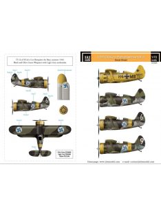   SBS Model - 1/72 Polikarpov I-153 Finnish Air Force WW II VOL.II. - Decals for ICM/SMER