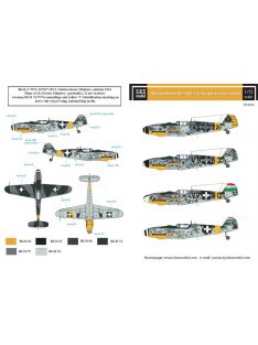   SBS Model - 1/72 Messerschmitt Bf-109G-6 Hungarian Air Force WW II VOL.I - Decals 