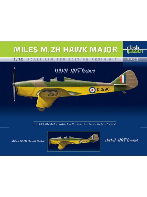 SBS Model - 1/72 Miles M.2H Hawk Major 'RAF Trainer' - Resin+decal - Full resin kit