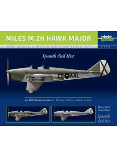   SBS Model - 1/72 Miles M.2H Hawk Major 'Spanish Civil War' - Resin+decal - Full resin kit