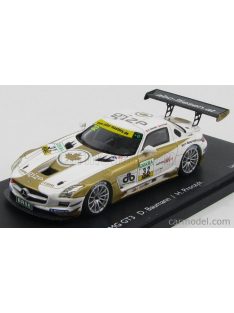   Schuco - Mercedes Benz Sls Coupe 6.3 Amg Gt3 (C197) N 32 Adac Masters Gt 2012 D.Baumann - H.Proczyk White Gold