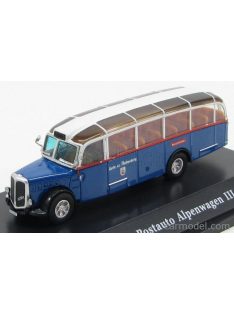   Schuco - Saurer 4Lc Autobus Aagr Postauto Alpenwagen Iiia 1951 Blue