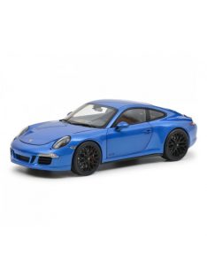   Schuco - 1:18 Porsche 911 (991) Carrera Gts Coupe 2014 Blue Metallic