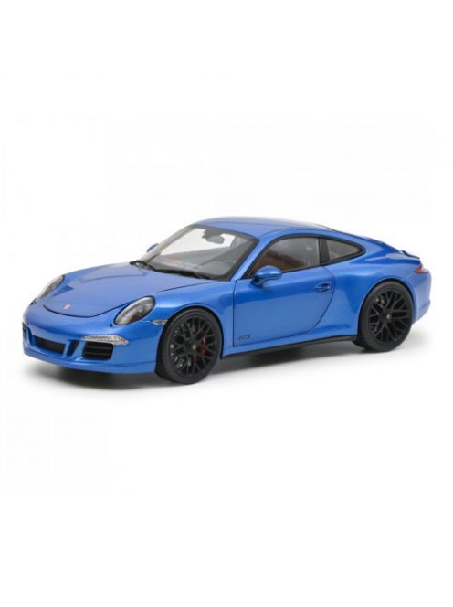 Schuco - 1:18 Porsche 911 (991) Carrera Gts Coupe 2014 Blue Metallic