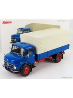 Schuco - Mercedes Benz L911 Truck Telonato 1966 Blue Beige