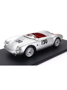   Schuco - PORSCHE 550A SPIDER N 130 1954 JAMES DEAN - LITTLE BASTARD - CON VETRINA - WITH SHOWCASE SILVER