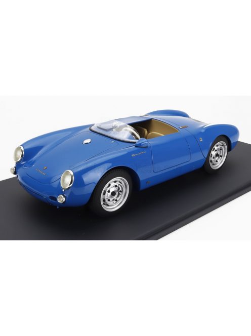 Schuco - PORSCHE 550A SPIDER 1954 - CON VETRINA - WITH SHOWCASE BLUE