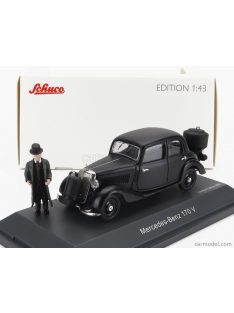   Schuco - Mercedes Benz 170V Gasogeno Holzvergaser With Figure 1949 Black