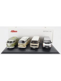   Schuco - Volkswagen Set 4X Camper T1B - T2A - T3A - T4A Various