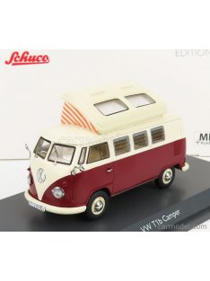 Schuco - Volkswagen T1B Minibus Camping 1962 Red Cream