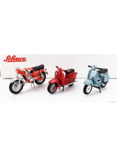   Schuco - Simson Set 3X Schwalbe Kr51/1 1968 + Zundapp Ks50 Super Sport 1950 - Piaggio Vespa 150 Px Various