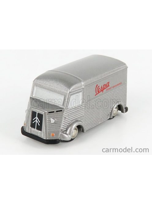 Schuco - Citroen Type Hy Van Scooter Service Piaggio Vespa 1960 - With Motorcycle Figure Silver