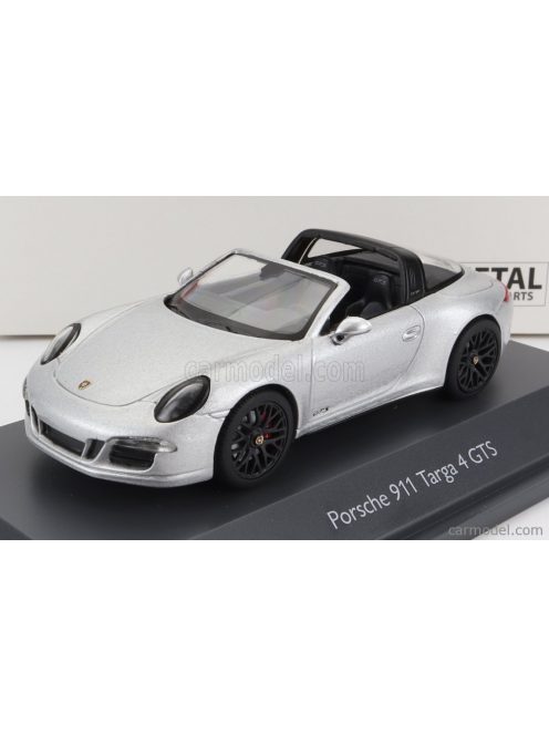 Schuco - Porsche 911 991 Carrera Targa Cabriolet 2014 Silver Black