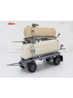   Schuco - FORTSCHRITT HW80 TANKER TRAILER FOR TRACTOR WHITE SILVER