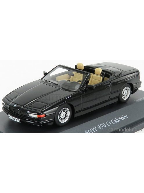 Schuco - Bmw 850I Cabriolet Open 1990 Black