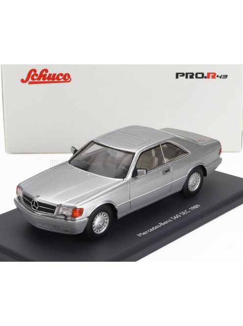 Schuco - MERCEDES BENZ S-CLASS 560SEC (C126) 1989 SILVER