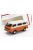 Schuco - VOLKSWAGEN T3 MINIBUS LEXUS 1979 ORANGE WHITE