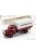 Schuco - Mercedes Benz L3500 Truck Telonato Porsche 1950 Red Grey