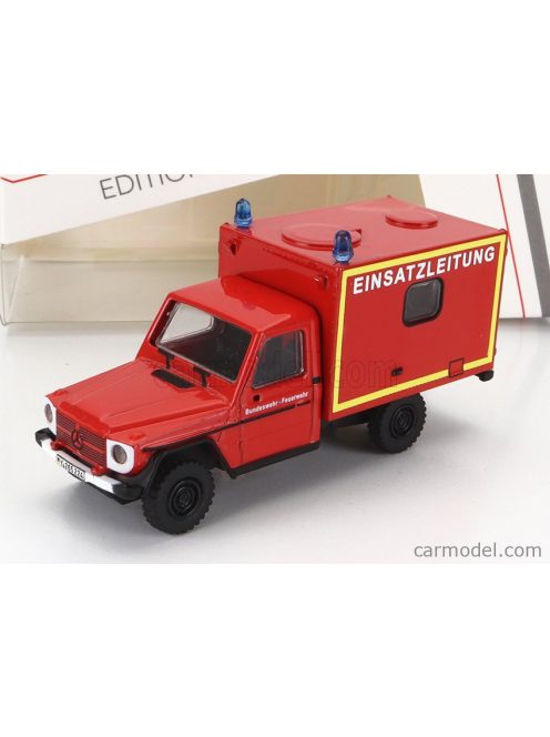 Schuco - Mercedes Benz G-Class Van Feuerwehr 1980 Red Yellow