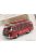 Schuco - Setra S6 Autobus Wandervogel With 5X Figures 1955 2 Tone Red