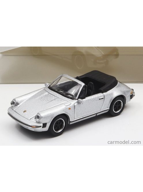 Schuco - Porsche 911 3.2 Carrera Cabriolet 1989 Silver