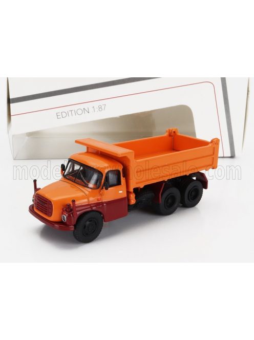 Schuco - TATRA T148 TRUCK CASSONE RIBALTABILE 3-ASSI 1977 ORANGE