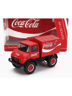   Schuco - MERCEDES BENZ UNIMOG U406 TRUCK TELONATO COCA-COLA 1966 RED WHITE