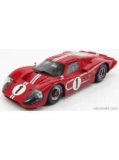   Shelbycollectibles - Ford Usa Gt40 Mkiv 7.0L V8 Team Shelby American Inc. N 1 Winner 24H Le Mans 1967 A.J.Foyt - D.Gurney Red White