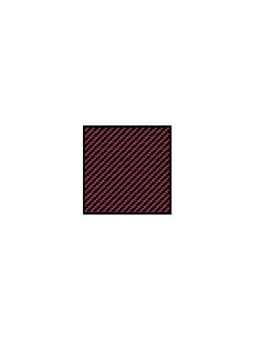 Scale Motorsport - Twill weave Composite Fiber Red metallic