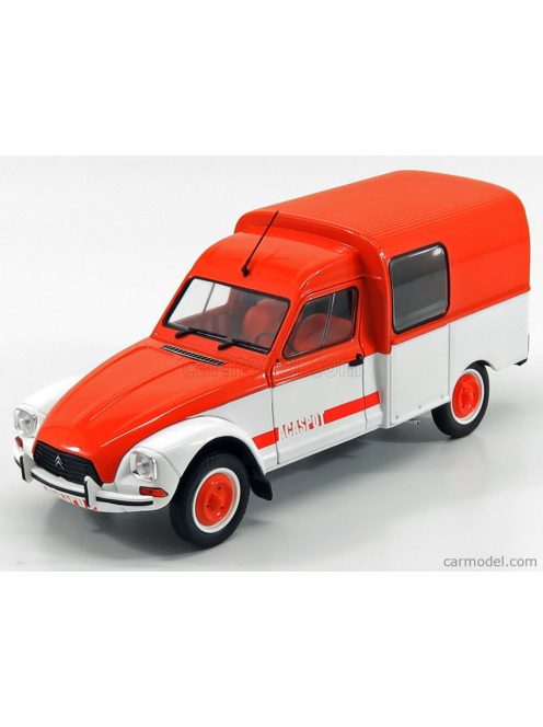 Solido - Citroen Acadiane Van Acaspot 1984 Orange White