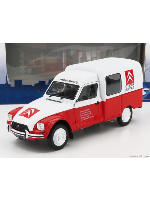 Solido - Citroen Acadiane Van Citroen Assistance 1984 Red White