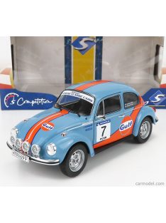   Solido - Volkswagen Beetle 1303 Team Gulf N 7 Rally Colds Balls 2019 Light Blue Orange