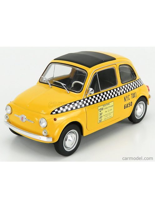 Solido - Fiat 500 Taxi Nyc New York City 1965 Yellow