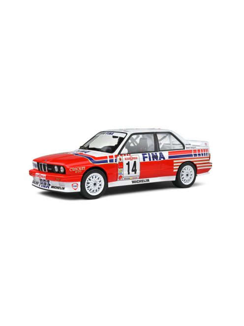 Solido - 1:18 BMW E30 M3 WHITE #14 DUEZ BELGIUM PROCAR 1993 - SOLIDO