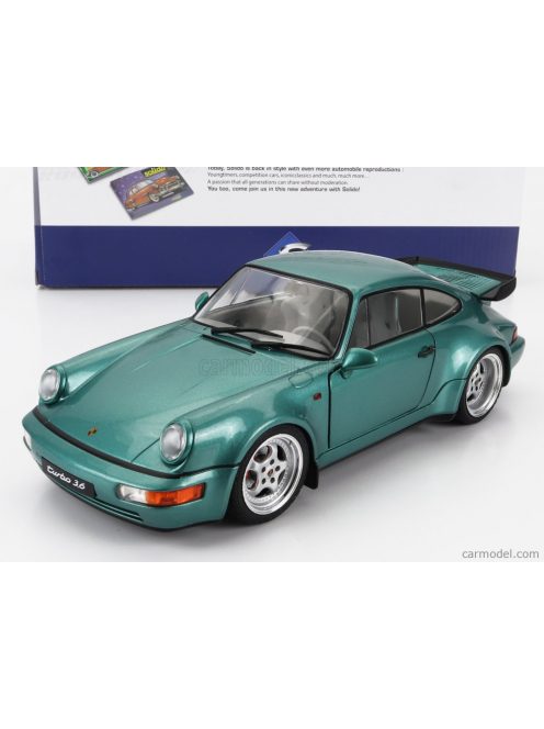 Solido - Porsche 911 964 Turbo 3.6 Coupe 1991 Green