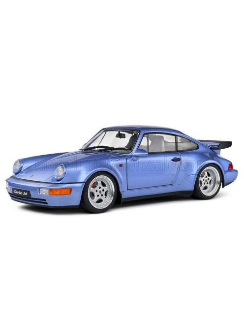 Solido - PORSCHE 911 964 TURBO COUPE 1990 LIGHT BLUE MET