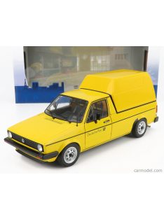   Solido - Volkswagen Caddy Pick-Up Mki Closed Van Poste 1982 Yellow