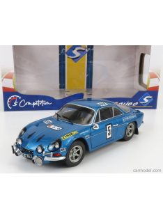   Solido - Renault Alpine A110 1600S N 5 Rally Olympia 1972 J.P.Nicolas - J.Todt Blue