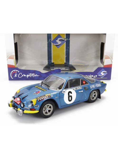 Solido - RENAULT ALPINE A110 1600S (night version) N 6 RALLY MONTECARLO 1972 J.CANDRUET - P.PAGANI BLUE MET