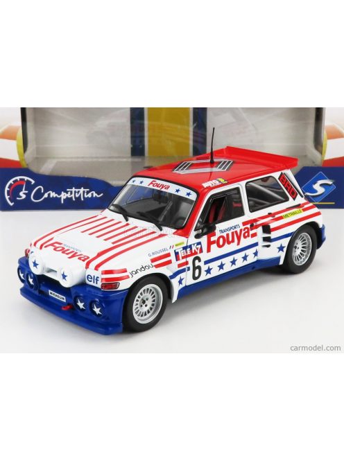 Solido - Renault R5 Maxi Turbo N 1 Rally Cross 1987 G.Roussel White