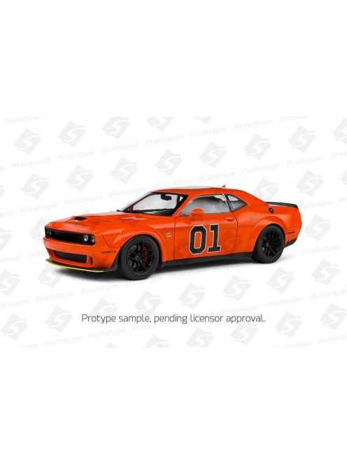 Solido - 1:18 Dodge Challenger R/T Scat Pack Widebody Hazzard Tribute, Orange, 2023 - SOLIDO