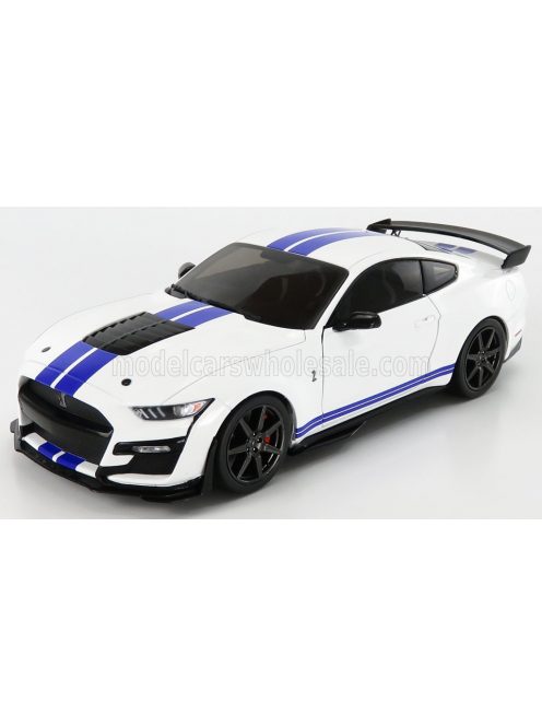 Solido - FORD USA MUSTANG SHELBY GT500 COUPE 2020 WHITE BLUE